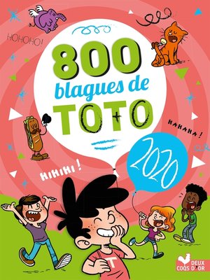 cover image of 800 blagues de Toto 2020